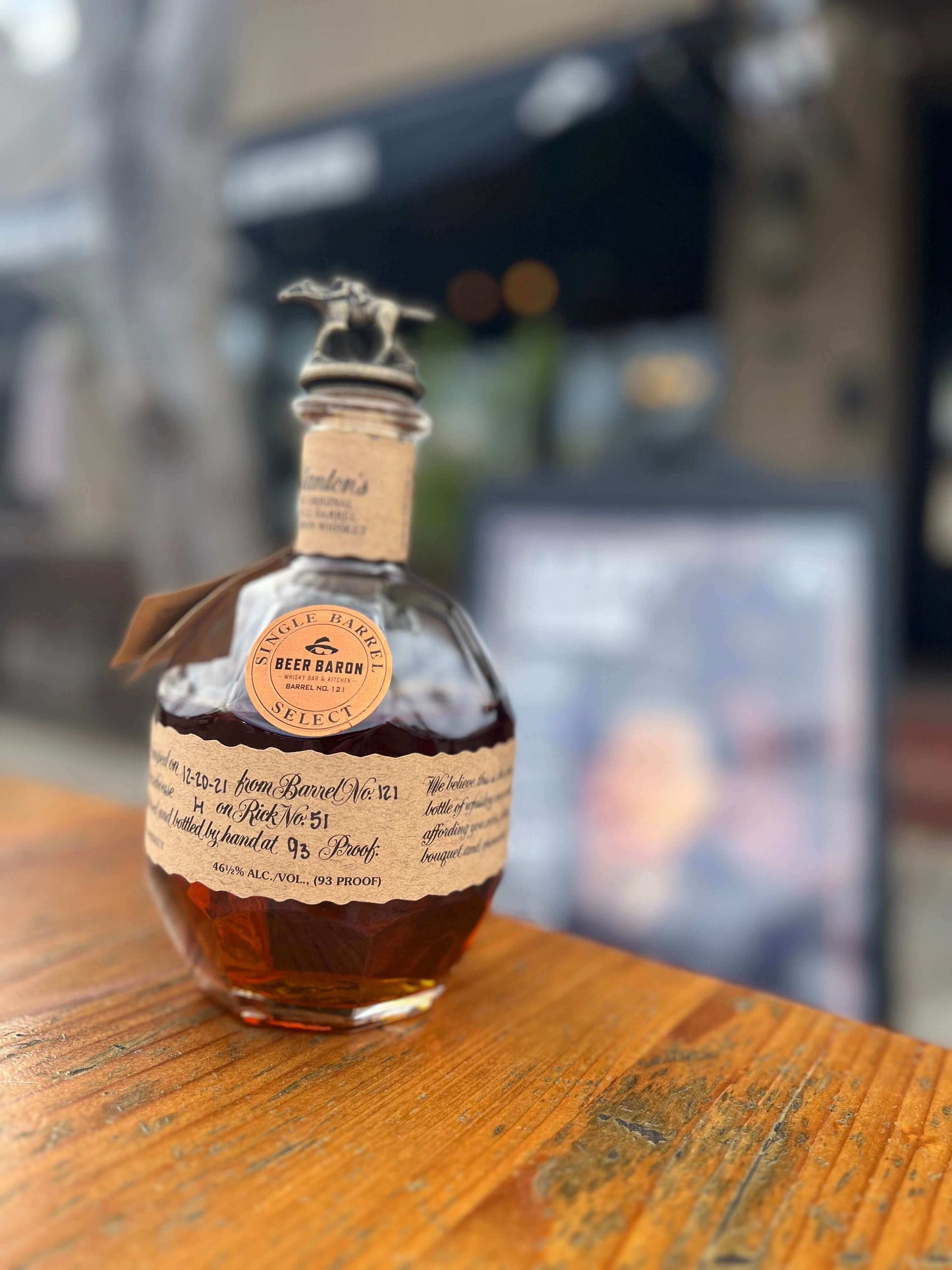 Blanton's "Private Barrel" - 375ml