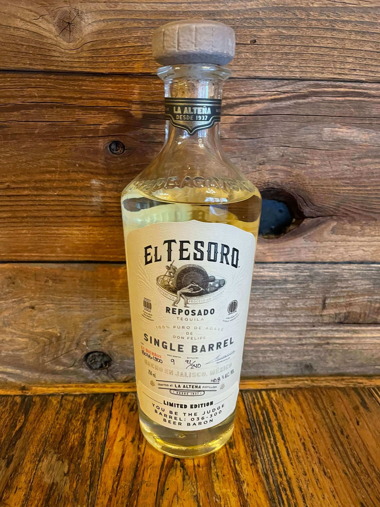 El Tesoro Reposado "Private Barrel Pick"