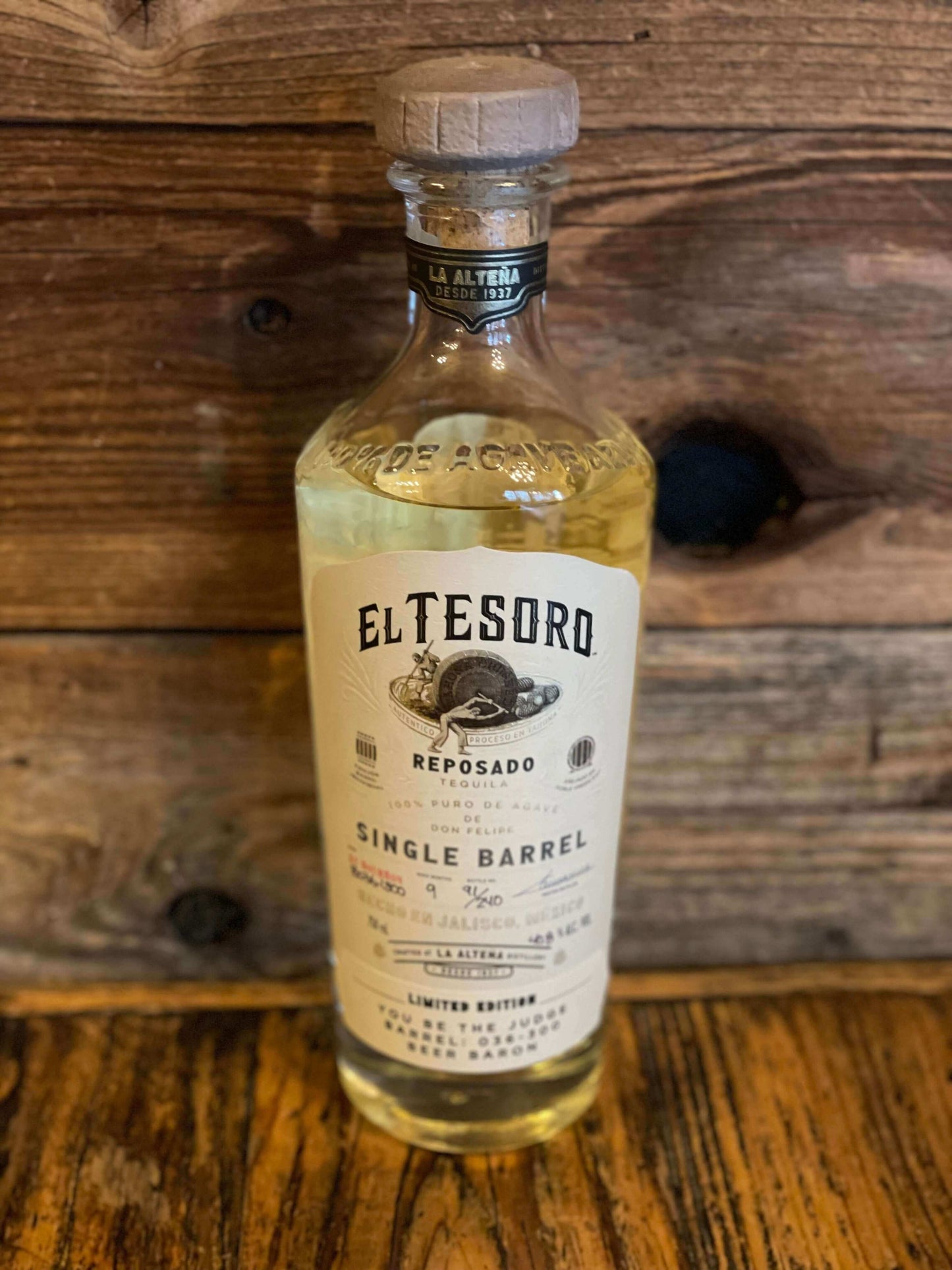 El Tesoro Reposado "Private Barrel Pick"