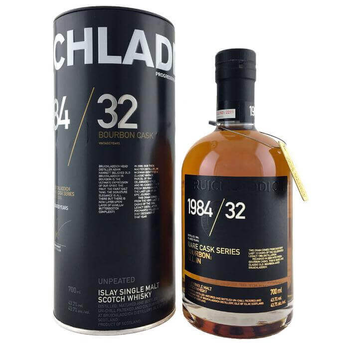 Bruichladdich 1984 32 Year Old Rare Cask Series Islay Single Malt Scotch