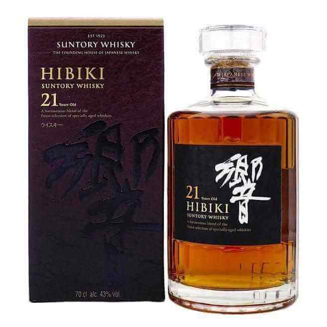 Hibiki 21 Year Old. Japanese Whisky