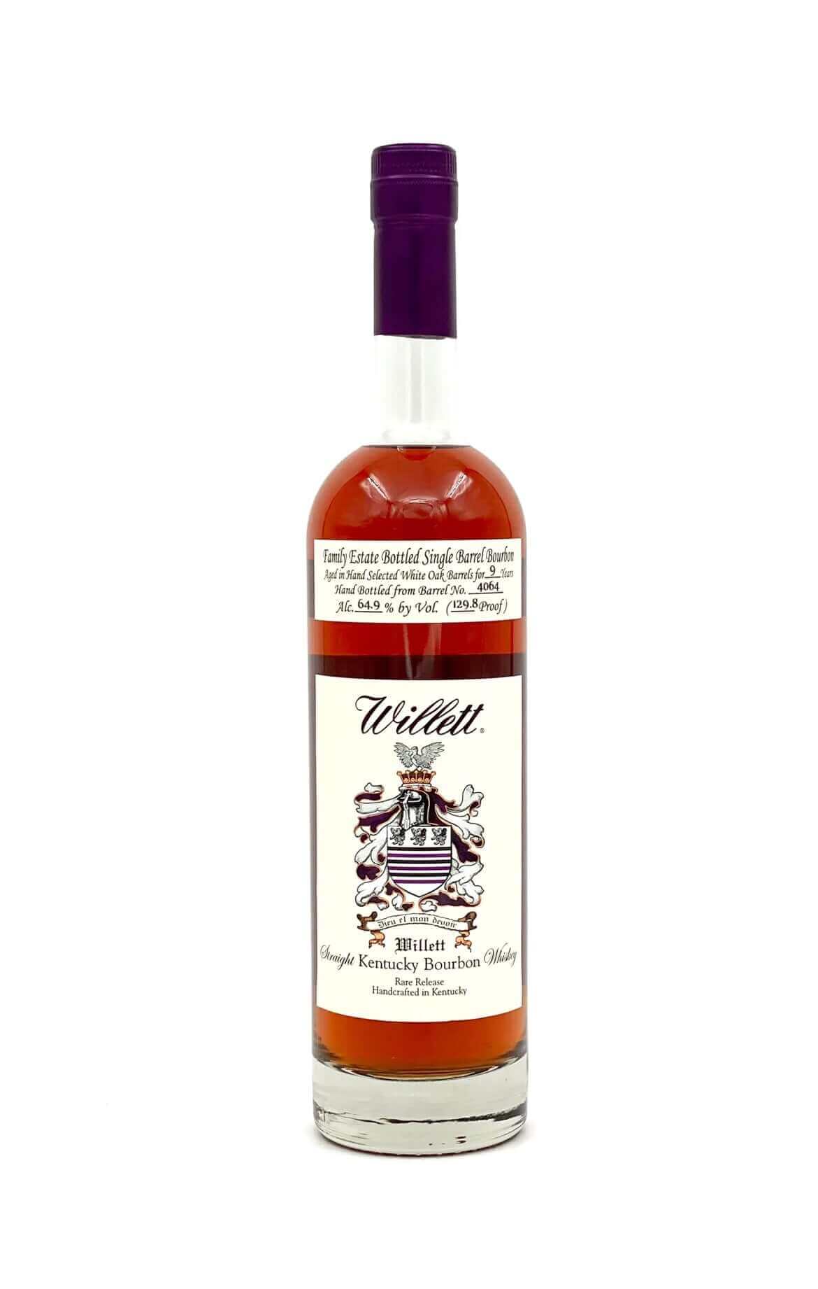 Willet Family Estate 9yr. Single Barrel Bourbon Cask#4064