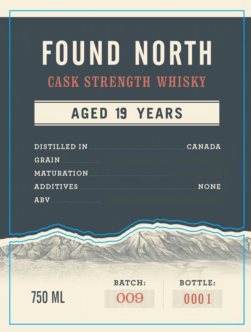 Found North 19 Year Old Batch 009 Cask Strength Canadian Whisky