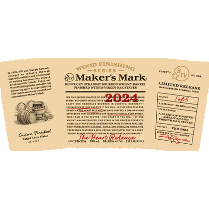 Maker's Mark Wood Finishing Series "The Heart Release" (2024)