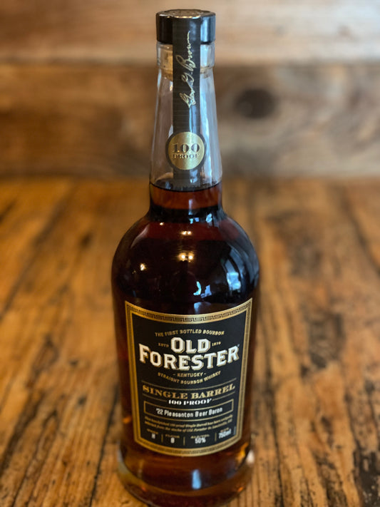 Old Forester Barrel Pick 100 Proof Bourbon
